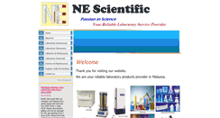 Desktop Screenshot of ne-sci.com.my